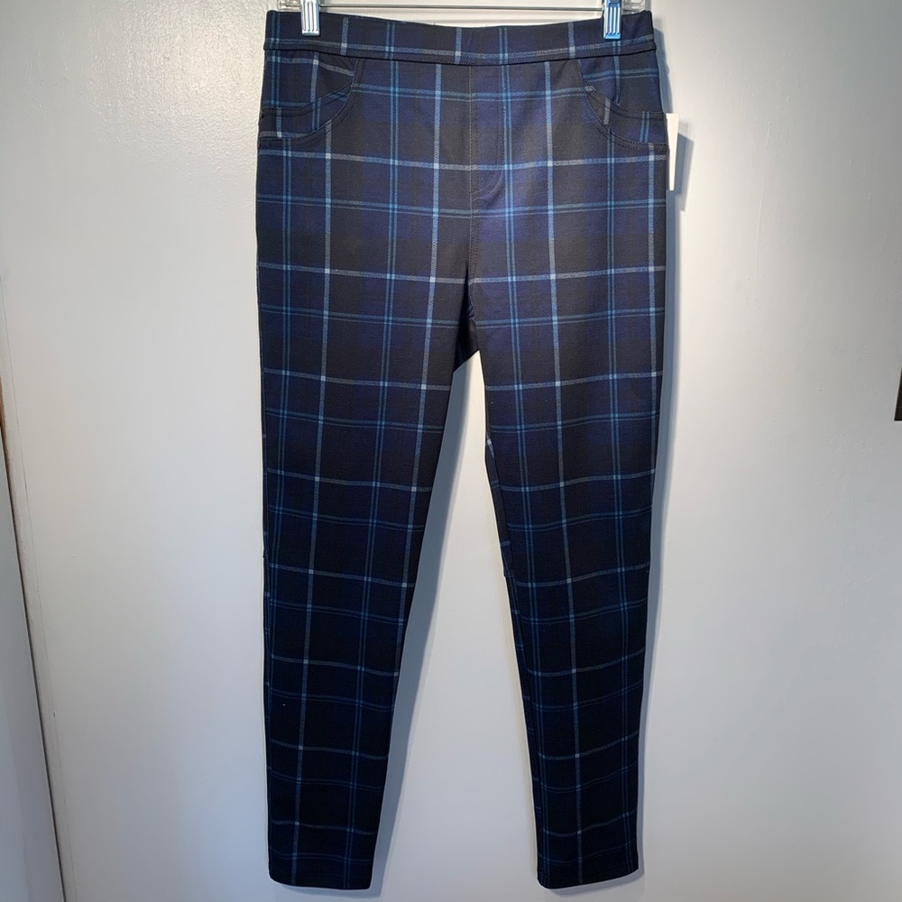 SANCTUARY BLUE AND BLACK LEGGING PANTS